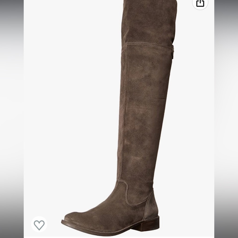 Brand New • Frye Shirley Boots • Suede in Smoke - Picture 3 of 8